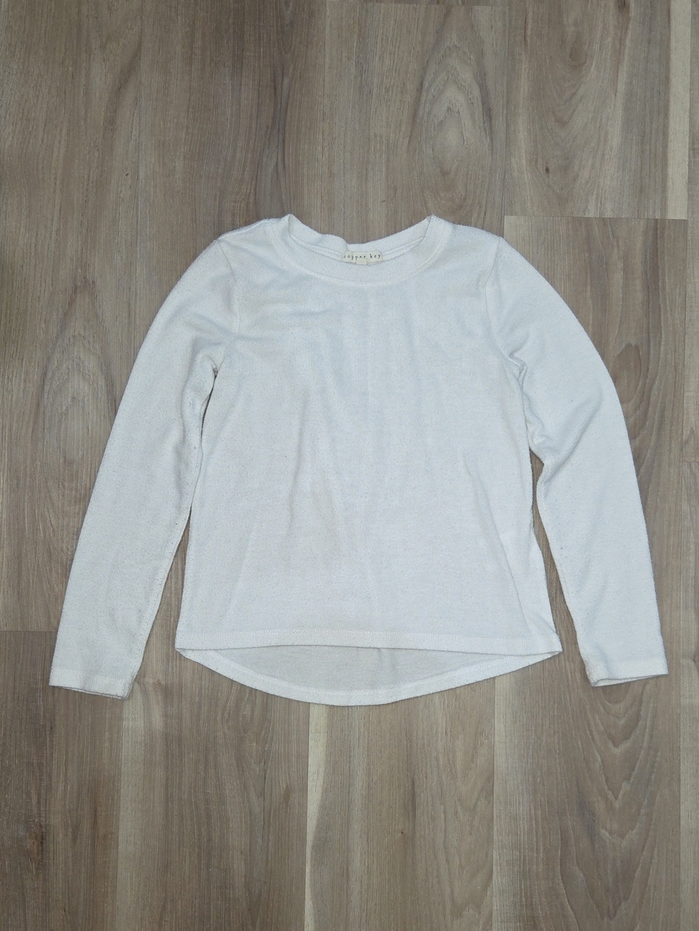 •Copper Key• Little Girls White Sweater
